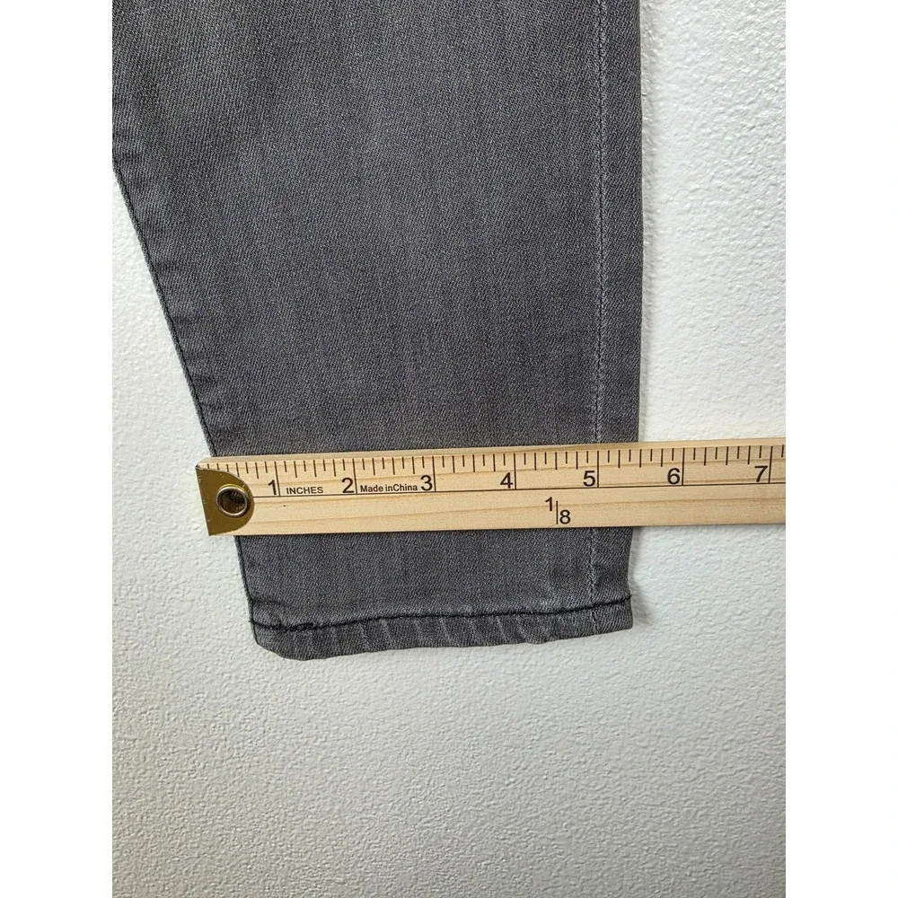 Big Star Alex Skinny Jeans Womens 29 Charcoal Grey Faded Mid Rise Denim FWALX3SU